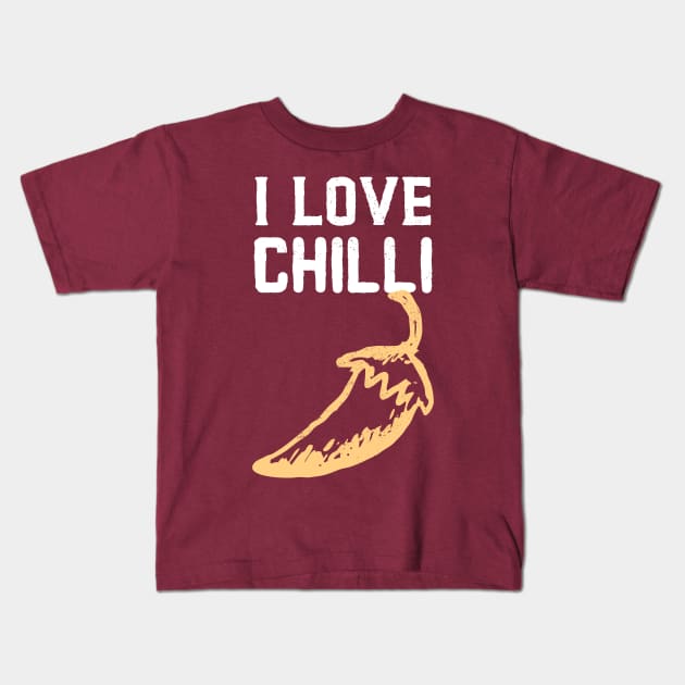 I Love Chilli Kids T-Shirt by Epic Hikes